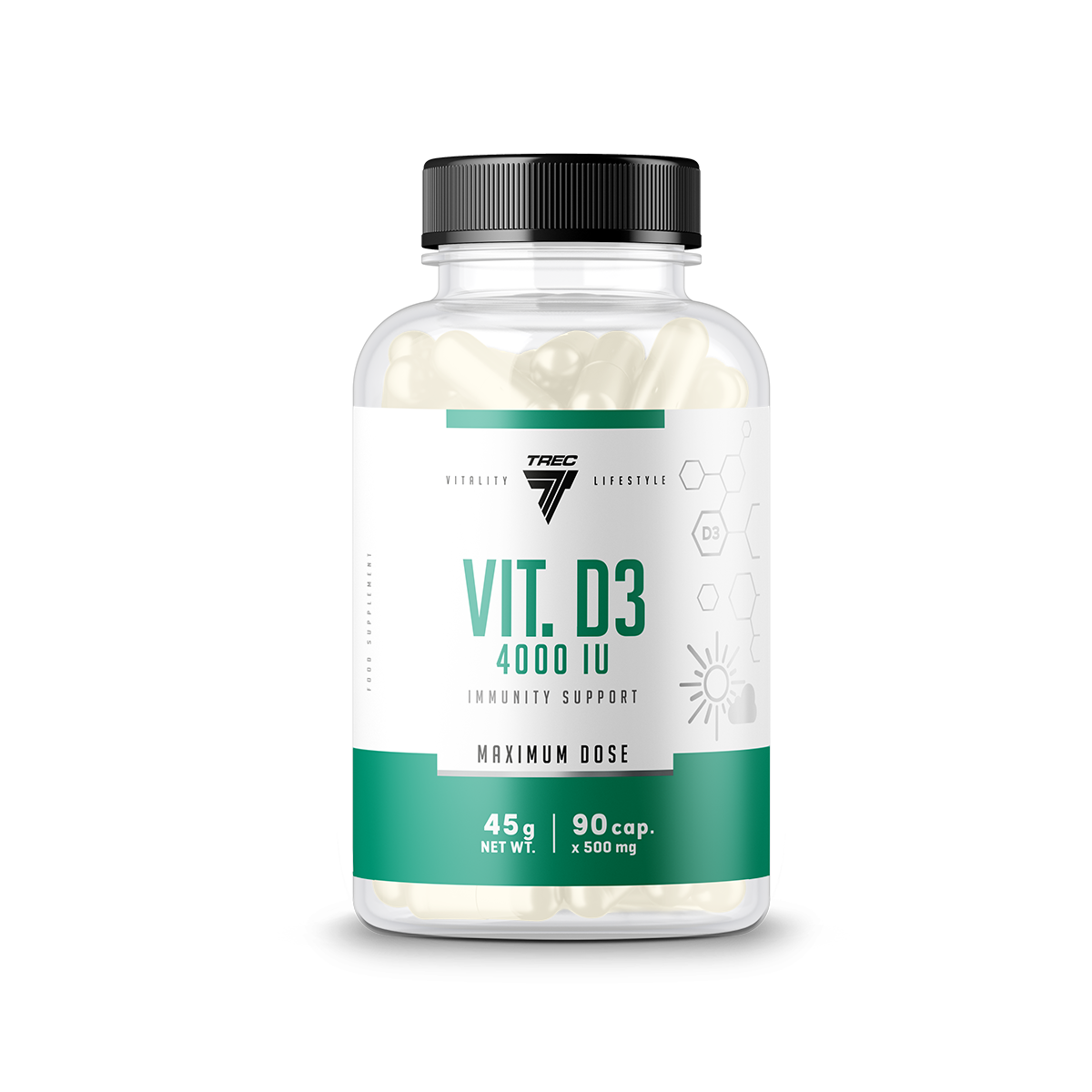 VIT. D3 4000IU Trec / 90Caps