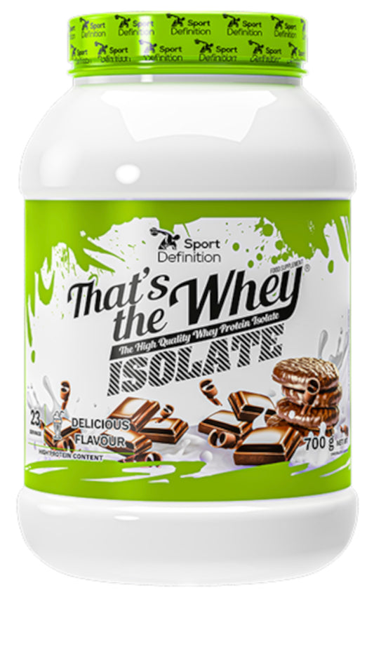 That's the whey Isolate Sport Definition 700g